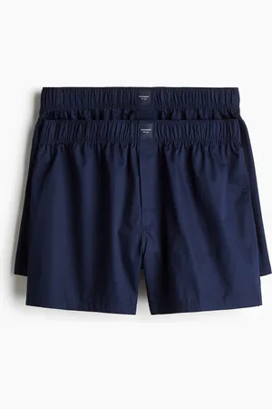 H&M 2-pak boxershorts i vævet bomuldssatin
