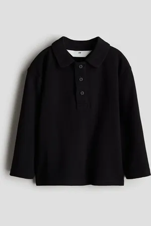 H&M Poloshirt med lange ærmer