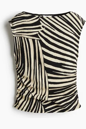 H&M Textured jersey top