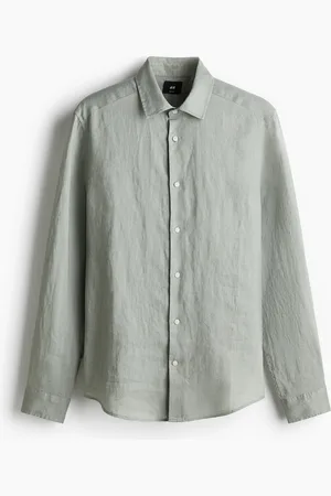 H&M Skjorte i hør Slim Fit