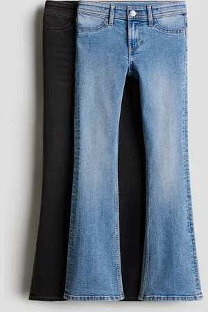 H&M 2-pak Flared Leg Low Jeans