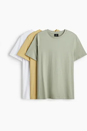 H&M 3-pak T-shirt Regular Fit