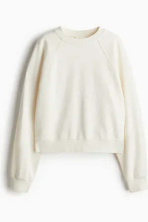 H&M Sweatshirt i bomuld med vasket look