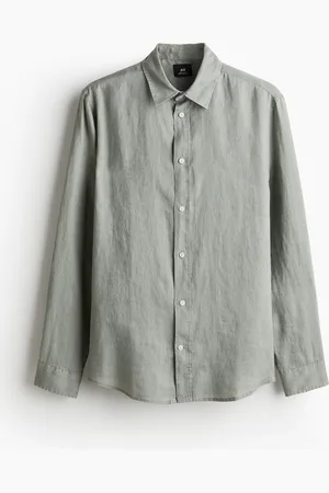 H&M Skjorte i hør Regular Fit