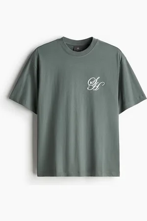 H&M T-shirt med tryk Loose Fit