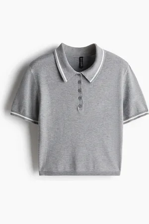 H&M Finstrikket poloshirt