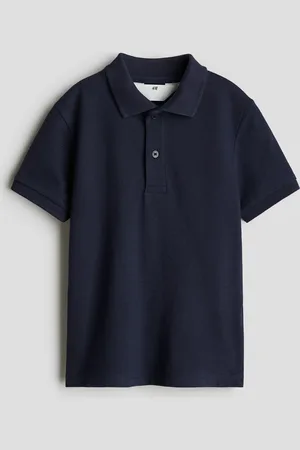 H&M Poloshirt i bomuldspiqué