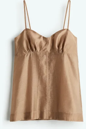 H&M Transparent top med smalle stropper