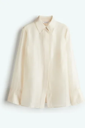 H&M Tynd skjorte med markeret talje
