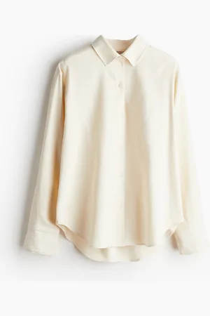 H&M Skjorte i nistret twill