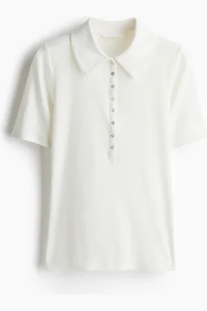 H&M Tætsiddende poloshirt