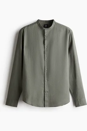 H&M Skjorte i hørblanding Regular Fit