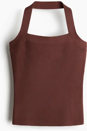 H&M Finstrikket halternecktop