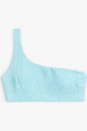 H&M One shoulder-bikinitop med vattering