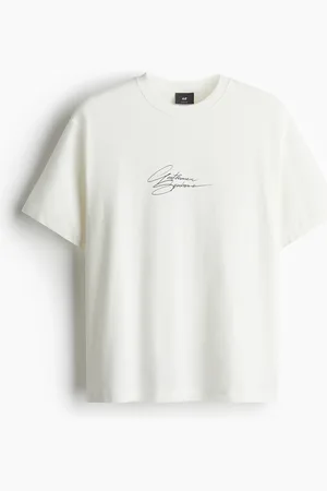 H&M T-shirt med tryk Loose Fit