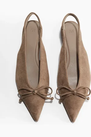 H&M Slingbacks med sløjfe