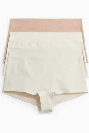 H&M 3-pak trusser i bomuld Shortie