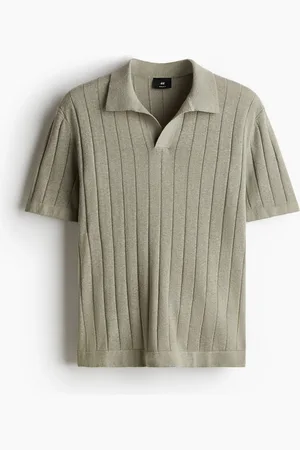 H&M Poloshirt i hørblanding Regular Fit
