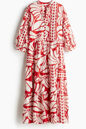 H&M Midi-kjole med etager