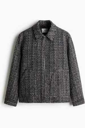 H&M Overshirt i tweed Regular Fit