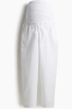 H&M MAMA Bukser i hørblanding