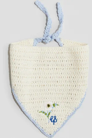 H&M Tørklæde med broderi