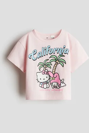 H&M T-shirt i bomuld med tryk