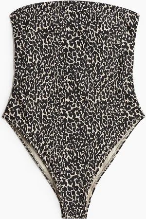 H&M Bandeaubadedragt med vatterede skåle High leg
