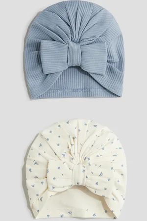 H&M 2-pak hat med knudedetalje