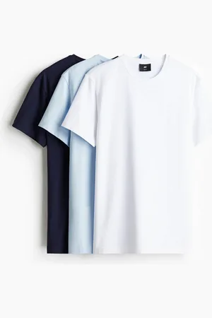 H&M 3-pak T-shirt Slim Fit