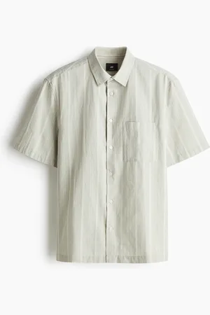 H&M Skjorte med korte ærmer Regular Fit