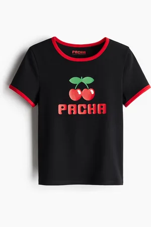 H&M T-shirt med tryk