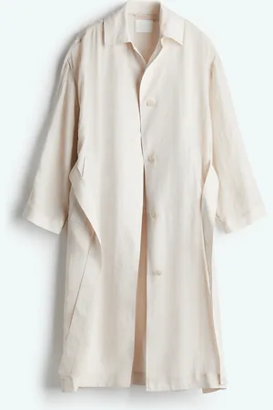H&M Trenchcoat i ramie