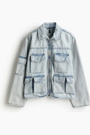 H&M Utilityjakke i denim