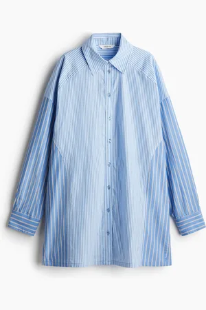H&M Oversized skjorte i bomuld