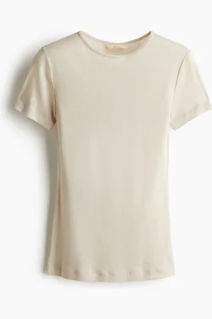 H&M T-shirt i pimabomuld