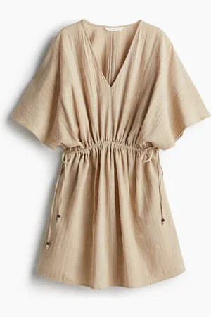 H&M Kjole med snøredetalje