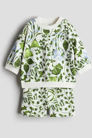 H&M 2-delt mønstret