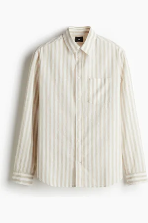 H&M Skjorte i hørblanding Regular Fit