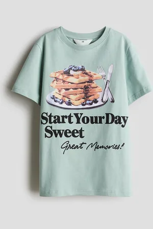 H&M T-shirt med tryk
