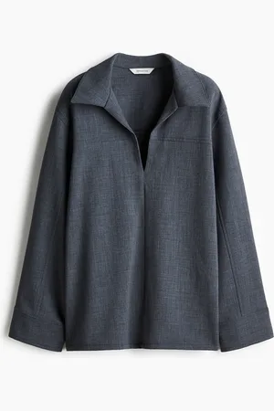 H&M Popover-skjorte i twill