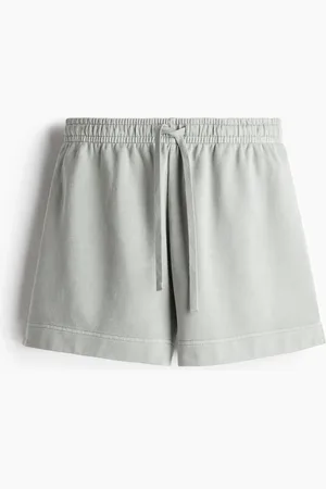 H&M Sweatshorts i bomuld med vasket look