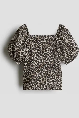 H&M Puff-sleeve top