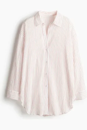 H&M Lang skjorte i bomuld