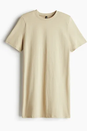 H&M T-shirtkjole med skulderpuder