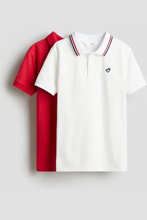 H&M 2-pak poloshirt i bomuld