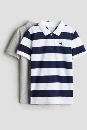 H&M 2-pak poloshirt i bomuld