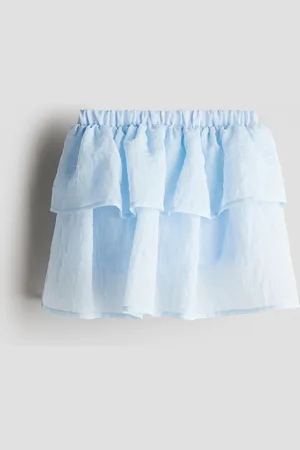 H&M Skorts i bomuld med etager