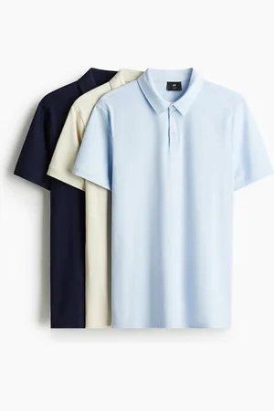 H&M 3-pak poloshirt Slim Fit