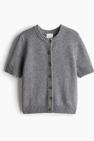 H&M Kortærmet cardigan i uld